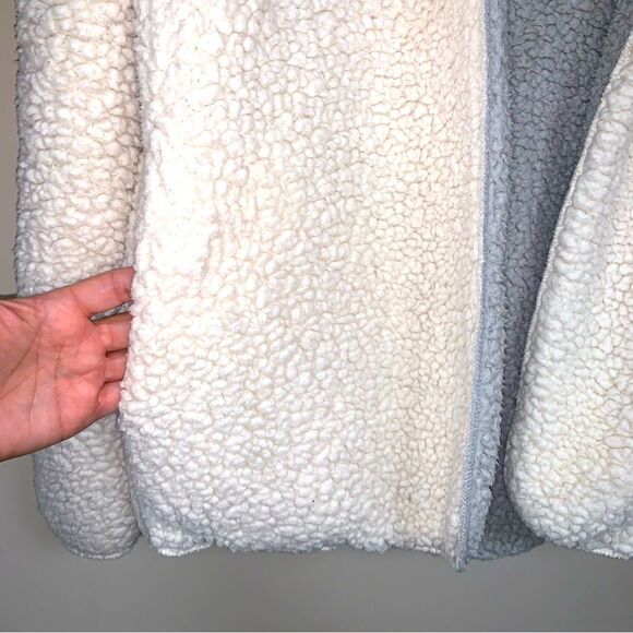 🆕 Urban Outfitters Cloud Sherpa Fleece Teddy Jacket Gorpcore Granolacore Cozy - Picture 3 of 5